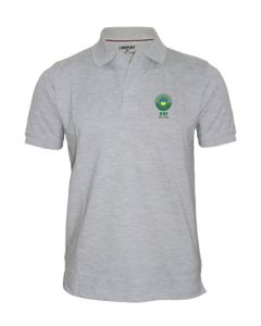 IIM Shillong Crest Polo Grey Melange
