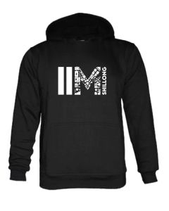 IIM Shillong Black Hoodie
